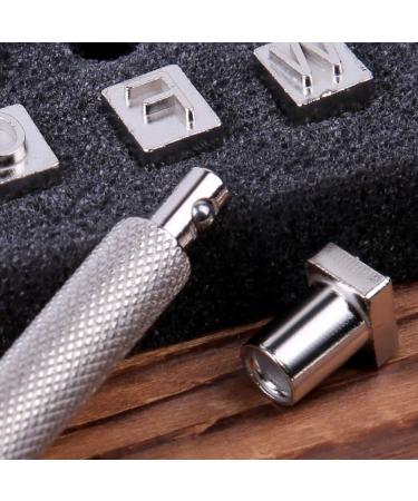 37 PCS 6mm Alphabet Stamp Set for Leather Craft - Metal Letter & Number Stamps Punch Kit for DIY Printing Tools - Buy Online on GoSupps.com