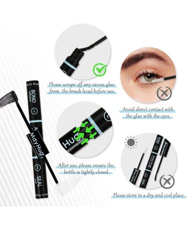 Bond & Seal DIY Eyelash Extension Glue - Best Lash Bond for Cluster Lashes | Natural & Long-Lasting Adhesive - Buy Online on GoSupps.com