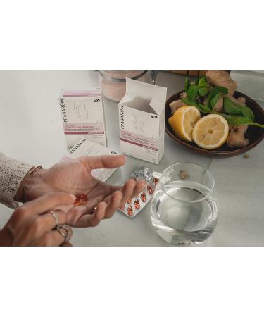 PRANAROM Aromafemin comfort for the urinary tract contains peppermint essential oil that maintains the health of the urinary tract 30 capsules - Buy Online on GoSupps.com