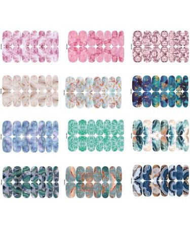 Girls Nail Art Decals Fashion Nice-Looking Full Wrap Patch Waterproof Printed Manicure Tool Kit Home Accessories Type8 - Buy Online on GoSupps.com