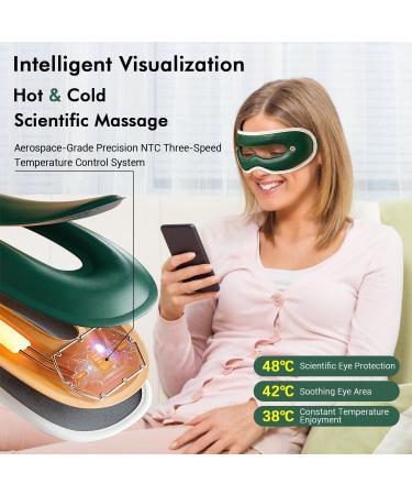 Cordless Heated Eye Mask | Cooling & Washable Eye Compress for Migraines & Dry Eyes | Vision Window Design | Perfect Gift for Men & Women - Buy Online on GoSupps.com