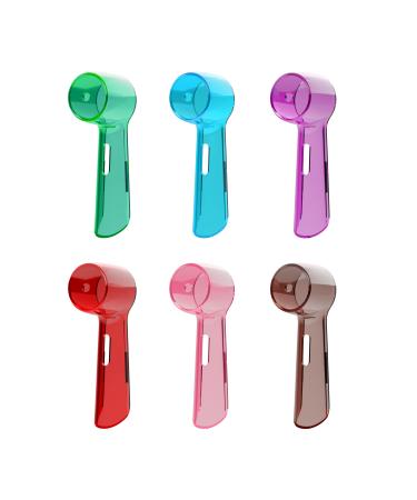 Nincha Powered Toothbrush Head Cover for Oral-B iO Series Toothbrush Head - Multiple Colors -Pack of 6