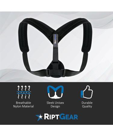 RiptGear Posture Corrector - Adjustable Back Brace for Women and Men with Shoulder Support - Buy Online on GoSupps.com