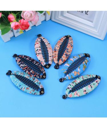 Shop Lurrose 6pcs Fashionable Banana Hair Clips - Floral Fish Shape Ponytail Holders | Strong Tension & Durable | International Shipping Available - Buy Online on GoSupps.com