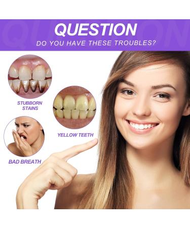 3 Pieces Tooth Whitening Toothpaste Set - Stubborn Spot Treatment Refreshing Breath Brightening Mousse for a Radiant Smile | International Shipping - Buy Online on GoSupps.com