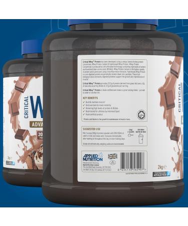 Applied Nutrition Critical Whey Protein Powder Shake - Chocolate Milkshake Flavor (2kg - 67 Servings) - Buy Online on GoSupps.com