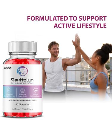 (5 Pack) Revitalyn Keto ACV Gummies Revitalyn Apple Cider Vinegar & Overall Health and Wellness Multivitamin Support Supplement Revitalyn Advanced Keto Support Formula Gummy Supplement (300 Gummies) - Buy Online on GoSupps.com