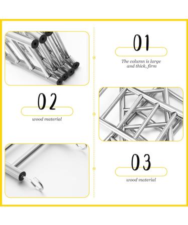 Kigeli 6 Pcs Step Ladder for Bird Bird Toys Ladder Hanging Bird Ladder Parrot Step Ladders Cage Hanging Bird Climbing Toys for Parakeets Parrots Cockatoo and Lovebirds (Stainless Steel 1 Size) Stainless Steel One Size - Buy Online on GoSupps.com