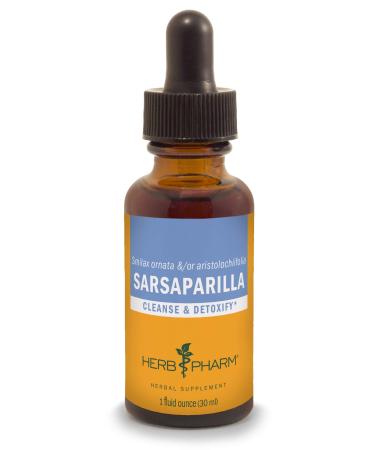 Herb Pharm Sarsaparilla Liquid Extract for Cleansing and Detoxification - 1 Ounce 1 Fl Oz (Pack of 1)