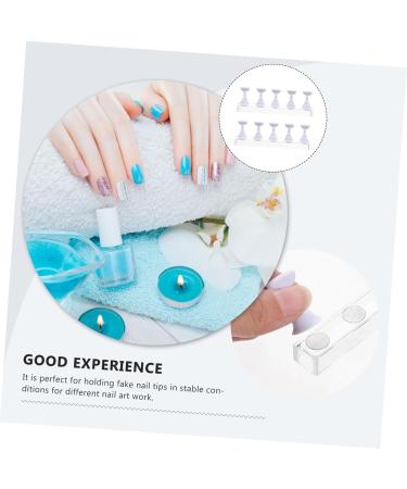Beaupretty 2 Sets Nail Checkerboard nail display stand nail practice stand magnetic chess board press on nail stand nail art tips display stand nail stand display magnetic manicure base boxed 2.5x1.4x1.4cm White - Buy Online on GoSupps.com