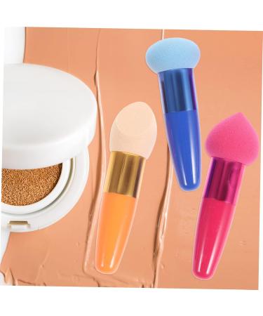 Housoutil 3pc on Stick Makeup Lip Brush Cream Foundation Brush Contour Brush Beauty Sponge for Makeup Fashionista Headband Sponges Makeup Brush Tools Major Travel Eye Brush medium As Shown - Buy Online on GoSupps.com