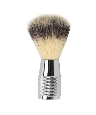 Shaving Brush Synthetic Bristles Curved Handle Portable Foaming Men's Shaving Cream Brush for Salon Home Travel