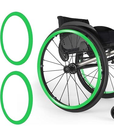 Wheelchair Push Rim Covers 24inch Non-Slip Wheelchair Push Rim Grips 1 Pair Silicone Wheelchair Hand Push Cover Rear Wheel Grips Cover Wheelchair Accessories (Color : 002 Size : 22in) 22in 002