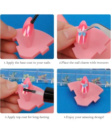 MWoot 96-Piece 3D Butterfly Nail Art Charms & Cartoon Bear Kit - Colorful DIY Nail Decorations for Manicure Jewelry Earring Brooch & Cell Phone Accessories - Buy Online on GoSupps.com