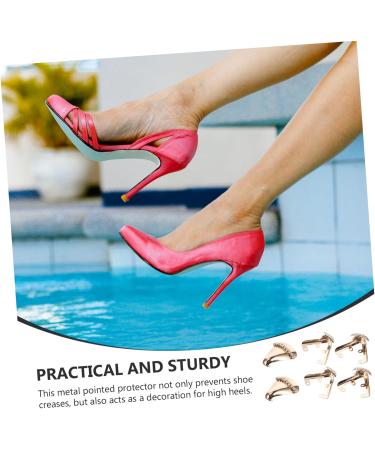 Pointed Toe Heel Replacement Tips - 3 Pairs Cowboy Boot Covers & High Heel Metal Tip Set - Buy Online on GoSupps.com