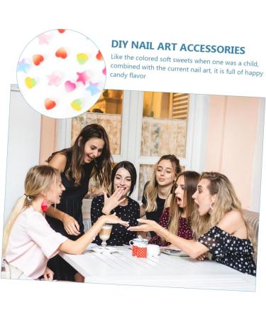 Housoutil 2 Sets Ceramic Slices Nail Art Sticker Nail Art Slices Diy Nail Art Accessories Dog Treat Jar Nail Sticker Pink Bow Headband Resin Phone Charm Makeup Heart 3d 4X4X2cmx2pcs As Shown Ax2pcs - Buy Online on GoSupps.com