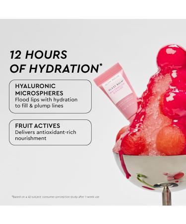 Glow Recipe Mini Glass Balm Lip Treatment Gift Set Collection - Travel Size Set of 4 Hydrating Vegan Lip Balms with Hyaluronic Acid & High-Shine Finish - Buy Online on GoSupps.com