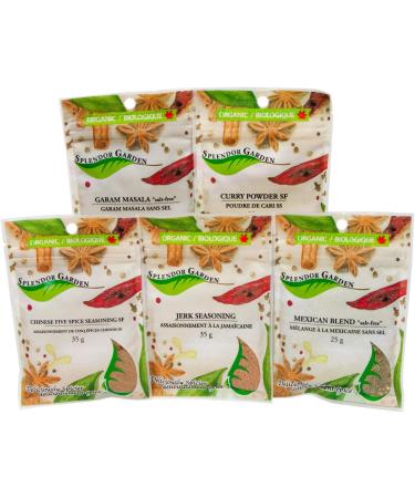 Splendor Garden Organic Cultural 5 Pack Sampler - 165 g Colorful - Buy Online on GoSupps.com