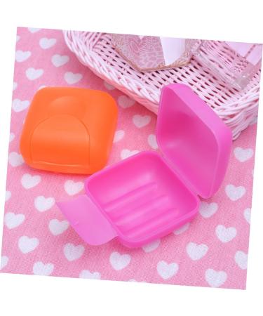 Healeved 4pcs Box Bathroom Soap Dish Soap Savers Case Container Soap Dish Holder Soap Dish with Lid and Drainage Soap Dish Case Draining Soap Saver Soapdish Handmade Soap Travel Soap Box 7.00X7.00X4.00CM As Shown - Buy Online on GoSupps.com