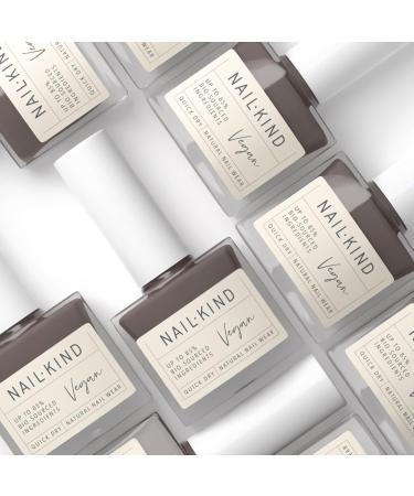 NAILKIND Grey Brown Nail Polish - Nutz - Classic Nail Varnish - Vegan Nail Lacquer + Peta Certified + Cruelty Free - Quick Drying & Long Lasting - Chip Resistant Manicure - 8ml - Buy Online on GoSupps.com