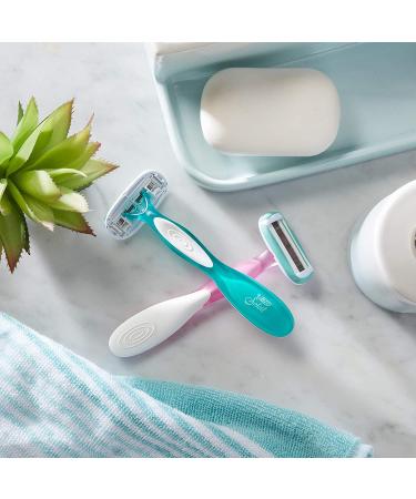 BIC Soleil Sensitive Advanced Women's Disposable Razors - 5 Blades for Smooth Shave, 10 Count - Buy Online on GoSupps.com