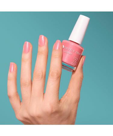 Dazzle Dry Nail Lacquer A calming blush pink with a subtle multicolored shimmer effect Semi sheer shimmer - Cherry Blossom - 0.5 Fl Oz - Buy Online on GoSupps.com