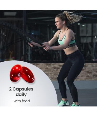 Neubria Superior Krill Oil Capsules - Sustainable Omega 3 Source with High EPA and DHA Levels (318mg per Serving) - 60 Soft Capsules, Non-GMO - Buy Online on GoSupps.com