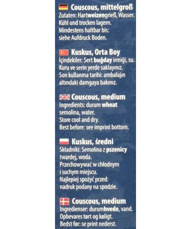 Doyal Couscous - Airy Loose Couscous with Nutty Flavor | Authentic North African Specialty - 500g Pack | International Shipping Available - Buy Online on GoSupps.com