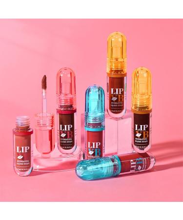 Renopfect Moisturizing Lip Gloss | Nourishing Glossy Balm - Pack of 6 Non-Greasy Texture for Travel Dates Parties Commuting and Events - Buy Online on GoSupps.com