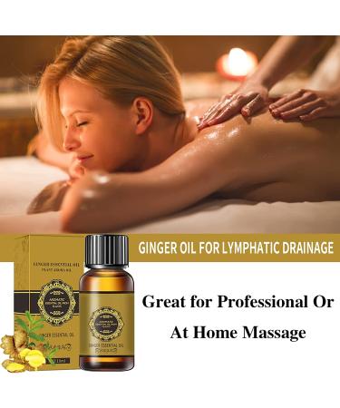 12 Pack Ginger Massage Oil with Arnica - Natural Plant Aroma for SPA Body Massage, Relief for Tired & Sore Muscles - Buy Online on GoSupps.com
