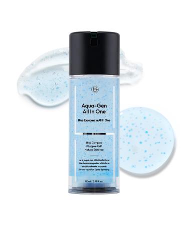 LAB BY He is_ Men's Face Moisturizer 24-Hour Hydrating & Soothing Face Gel Non-Greasy Oil Control Lightweight Daily Lotion for All Skin Types 3.71 fl oz