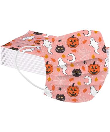 50PC Halloween Disposable Face_Masks for Adults Kids 3-Ply Colorful Breathable Face_Mask with Nose Wire Protective Facemask (50PC disposable for Kids C) - Buy Online on GoSupps.com
