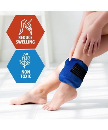 Med Pride Reusable Hot/Cold Packs with Sleeve & Belt - 2 Gel Pads for Therapy & Pain Relief - Buy Online on GoSupps.com