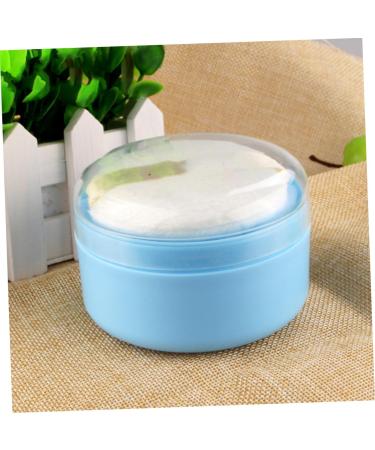 MERRYHAPY 2 Pieces Box Talcum Powder Puff Case for Loose Powder Children's Powder Puff for Body Powder Infant Baby Powder Box Soft Powder Puff Blue - Buy Online on GoSupps.com