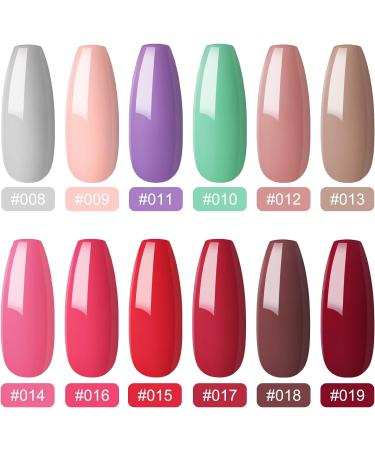 Dipping Powder 12 Colors Kit for DIY Nail Art No Need for Lighting Simple Operation Long Lasting for Beginner Nail Salon Home color10 - Buy Online on GoSupps.com