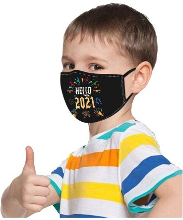 BEUU 1PCS+2PCS Face Mack Reusable Washable Children Breathable Cloth Fabric Cute Fashion Adjustable for Kid - Buy Online on GoSupps.com
