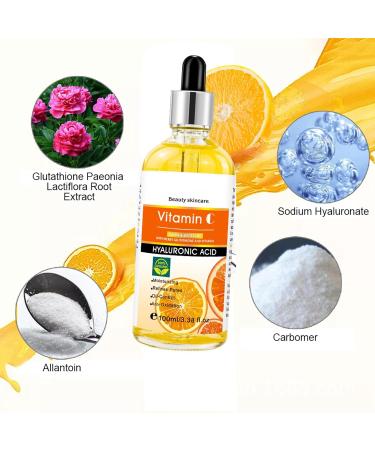 Skincare Set for Teenage Girls - Vitamin C Skincare Gift Set - Skin Care Sets & Kits with Facial cleanser Toner Essences Facial cream Goodnight Mask - Skincare Set for Moisturising - Buy Online on GoSupps.com