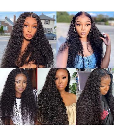 20 Deep Wave Brazilian Human Hair Bundle | 10A Unprocessed Virgin Weave | Natural Black Color | Wavy & Wet | Double Weft Extension - Buy Online on GoSupps.com