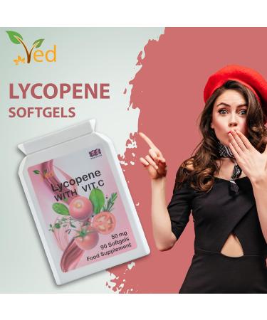 Ved Lycopene Supplement 50mg x 180 Softgels - Non-GMO Formula for Energy Balance - 6 Month Supply - Buy Online on GoSupps.com