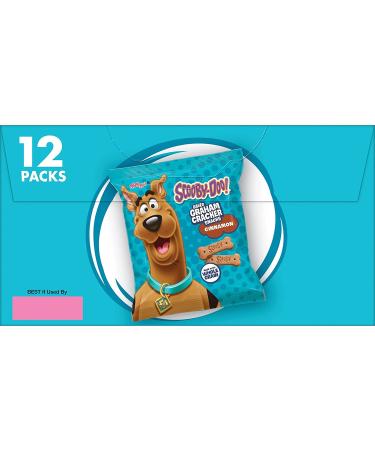Kellogg's SCOOBY-DOO! Cinnamon Baked Graham Cracker Snacks - 12oz Box (12 Pouches) - Buy Online on GoSupps.com