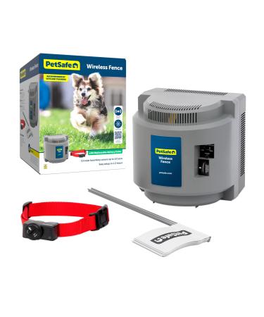PetSafe Wireless Containment System Secure 2 023 Square metre Boundary for an Unlimited Number of Dogs Wireless Fence Kit