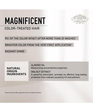 Il Salone Milano Professional Magnificent Shampoo for Color Treated Hair - Deep Cleansing & Color Protection - Salon Quality (33.8 Fl. Oz) - Buy Internationally - Buy Online on GoSupps.com