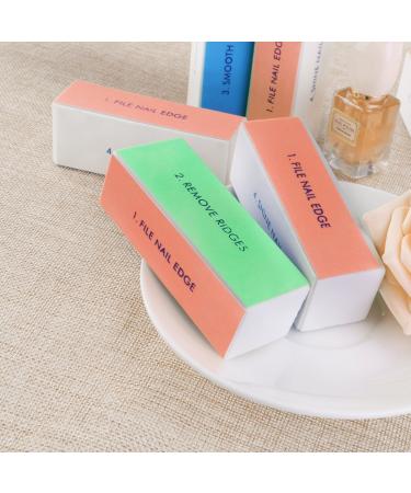 Insky 4-Way Manicure Buffer Nail Shiner Sponge Nail File with Brushed Fabric Building Blocks - 10 pcs - Buy Online on GoSupps.com