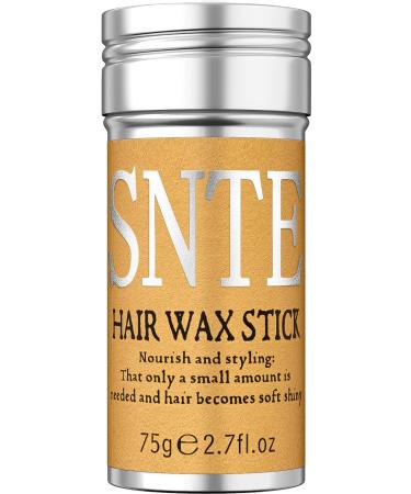 Samnyte Hair Wax Stick, Wax Stick for Hair Wigs Edge Control Slick Stick Hair Pomade Stick Non-greasy Styling Wax for Fly Away & Edge Frizz Hair 2.7 Oz