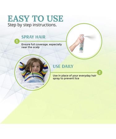 LiceLogic Head Lice Prevention Spray 8 oz - Non Toxic Formula with LICEZYME for Kids | Repels Super Lice, Eggs, and Nits | Natural Rosemary Mint Scent - Buy Online on GoSupps.com