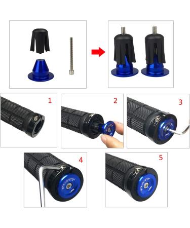 Platt Aluminum Bicycle Bar End Plugs - Red (One Pair) | Handlebar Cap for Road, Mountain, BMX Bikes - Buy Online on GoSupps.com