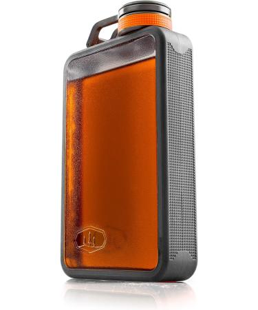 GSI Outdoors Boulder Flask Graphite - 10oz Capacity - Buy Online on GoSupps.com