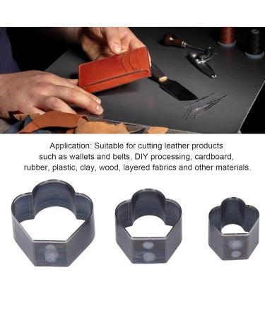 Crown-Shaped Leather Dance Tool Set - 3-Part Craft Punching Equipment | Alloyed Steel 1-Hole Hollow Punch - Buy Online on GoSupps.com