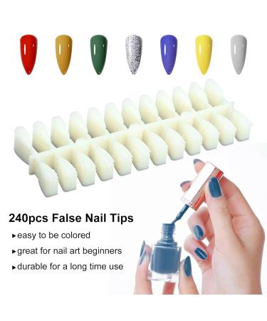 160 Nail Colors Book | Professional Nail Color Display with 240 Tips & Stickers - UV Gel & Nail Art Chart - Buy Online on GoSupps.com