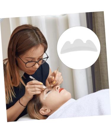 minkissy 5 Pairs Silicone Gasket Lash Tool Eyelash Perming Pads Silicone Eyelash Pad Eyelashes Grafting Gasket Eyelash Grafting Gasket White Silica Gel Fake Eyelashes Patch - Buy Online on GoSupps.com